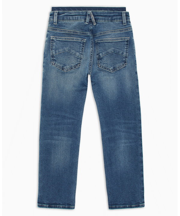 EMPORIO ARMANI stretchy logo waist denim ★