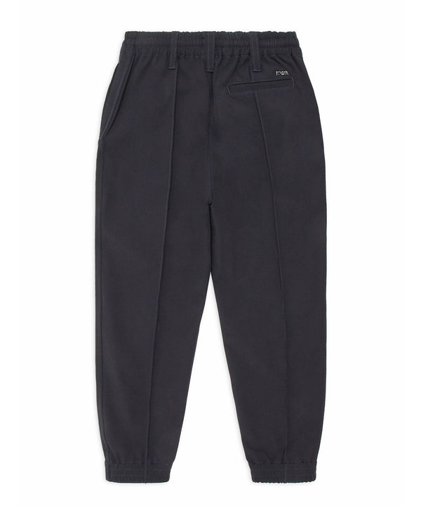 EMPORIO ARMANI Soft-touch nylon pin-tuck jogger pants ★