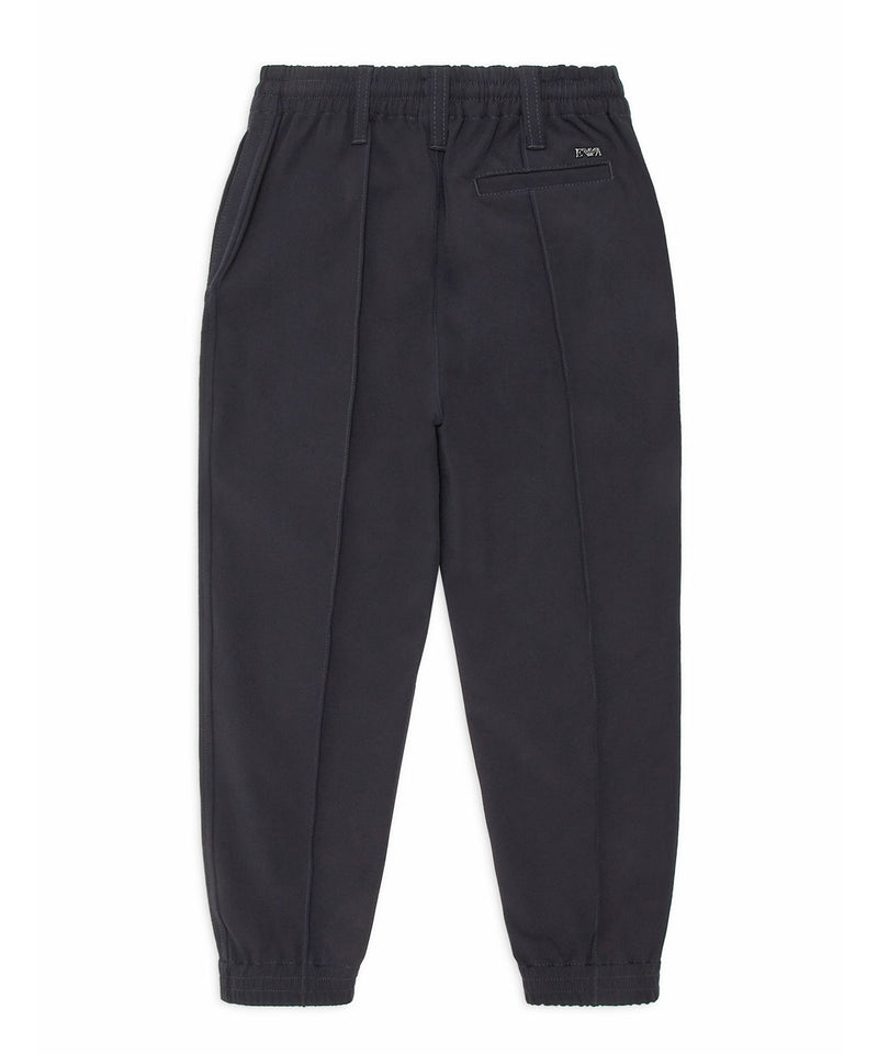 EMPORIO ARMANI Soft-touch nylon pin-tuck jogger pants ★