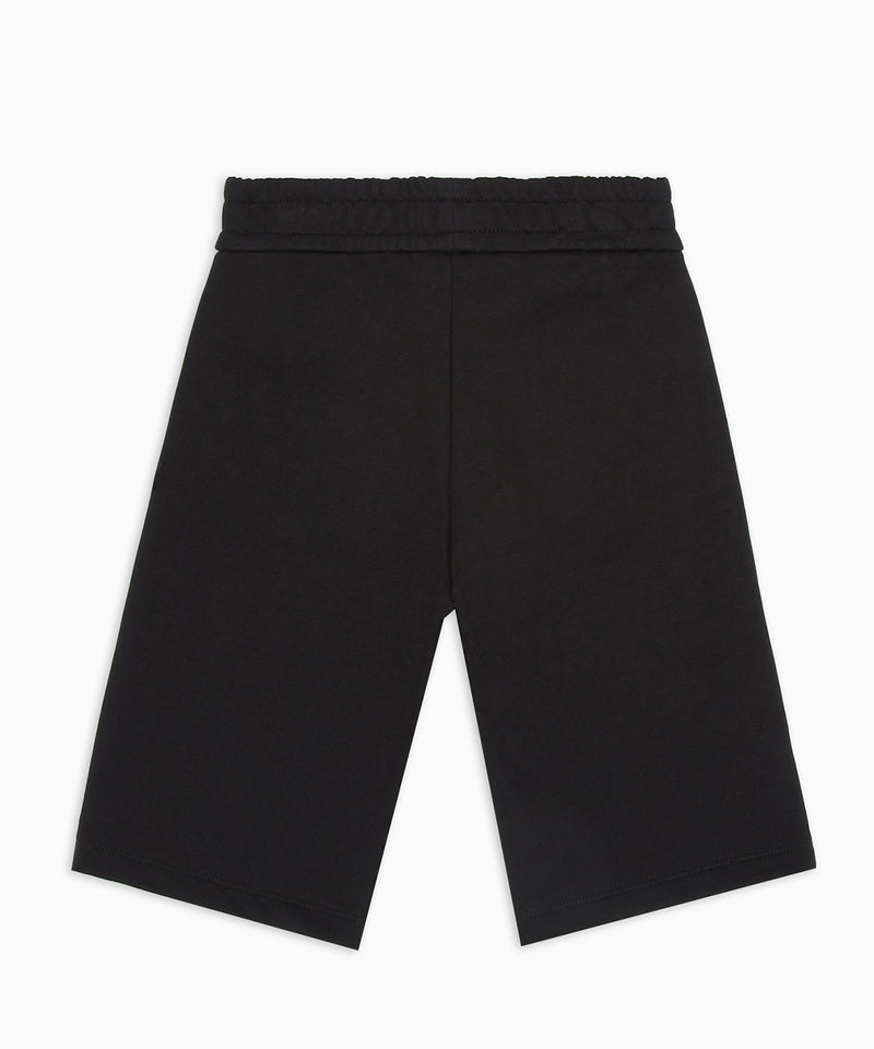 EMPORIO ARMANI Graffiti Logo Print EA Crew Bermuda Pants