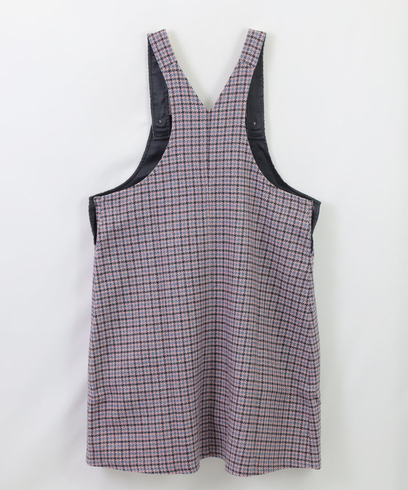 EMPORIO ARMANI 千鳥格子ウール混ジャンパースカート２