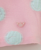 EMPORIO ARMANI BABY オーバーサイズポルカドット刺繍＆ラッフルオーガンジードレス3