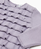 EMPORIO ARMANI BABY フリル＆ラッフルニットワンピース