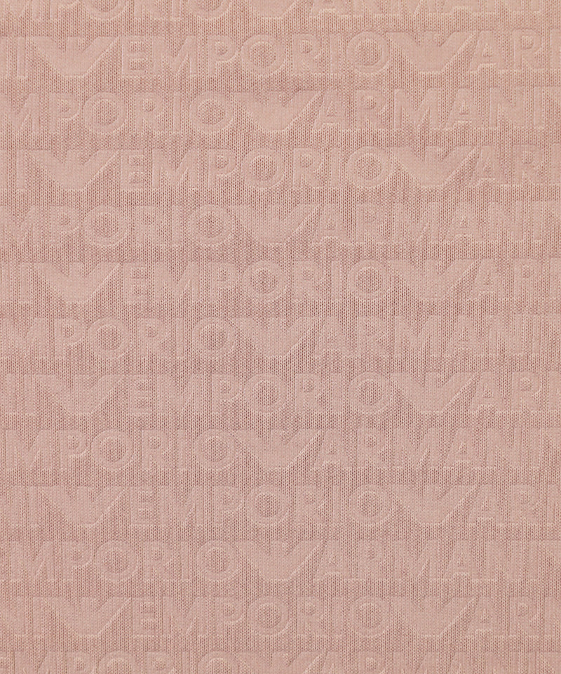 EMPORIO ARMANI All-over logo lettering jersey dress 