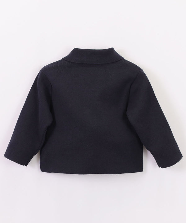 EMPORIO ARMANI BABY シングルブレストジャケット プレーンニット2