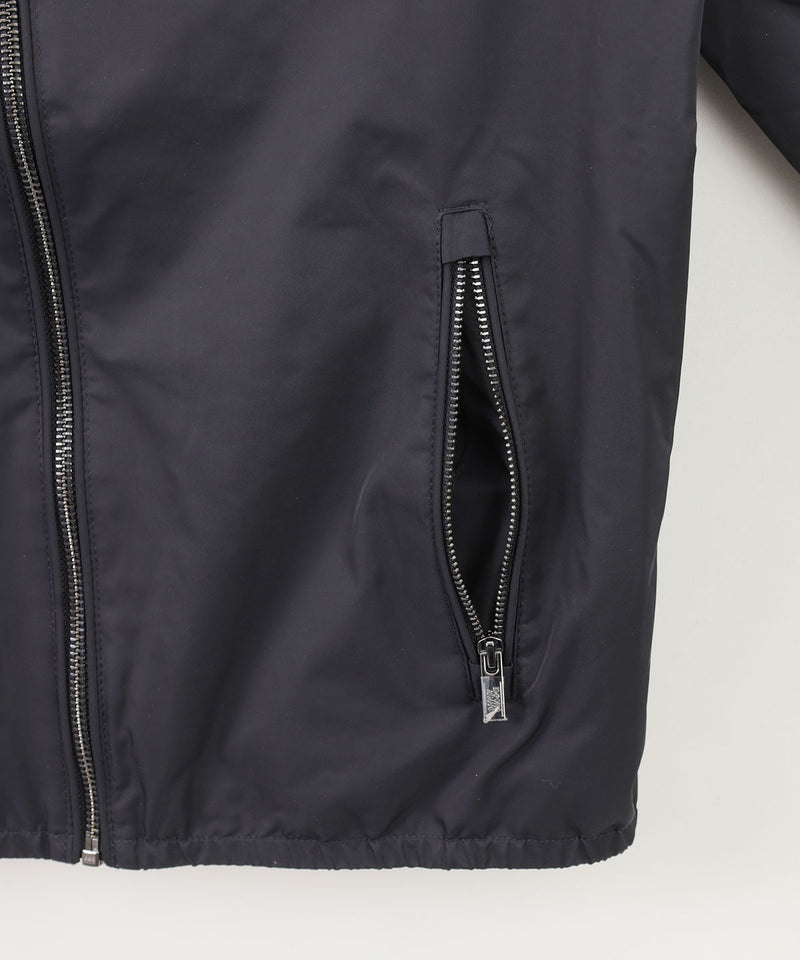 EMPORIO ARMANI 撥水加工ナイロンロゴパッチフード付きジャケット7