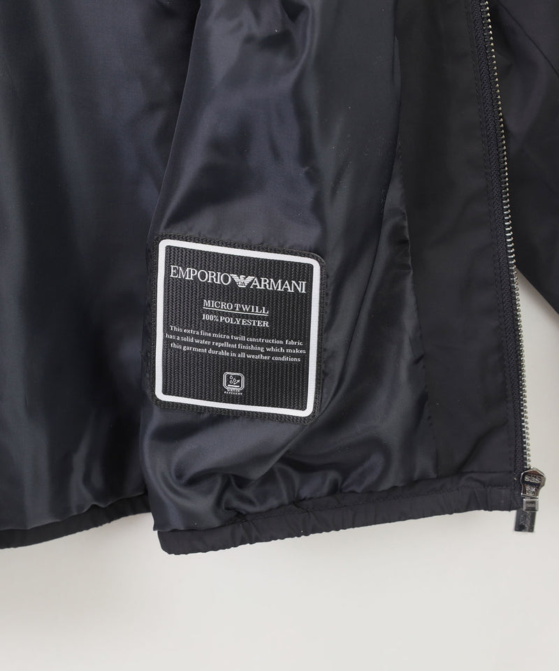 EMPORIO ARMANI 撥水加工ナイロンロゴパッチフード付きジャケット8