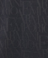 EMPORIO ARMANI オールオーバーレタリングナイロンジャカードシングルブレストジャケット5