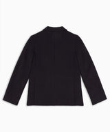 EMPORIO ARMANI stitched jersey single-breasted jacket ★