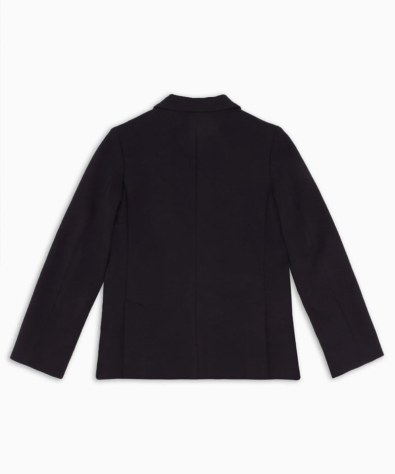 EMPORIO ARMANI stitched jersey single-breasted jacket ★