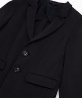 EMPORIO ARMANI stitched jersey single-breasted jacket ★