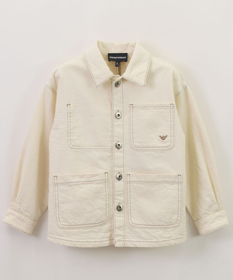 EMPORIO ARMANI Multi-pocket twill jacket