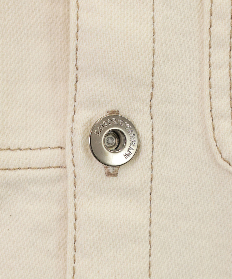 EMPORIO ARMANI Multi-pocket twill jacket