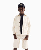 EMPORIO ARMANI Multi-pocket twill jacket