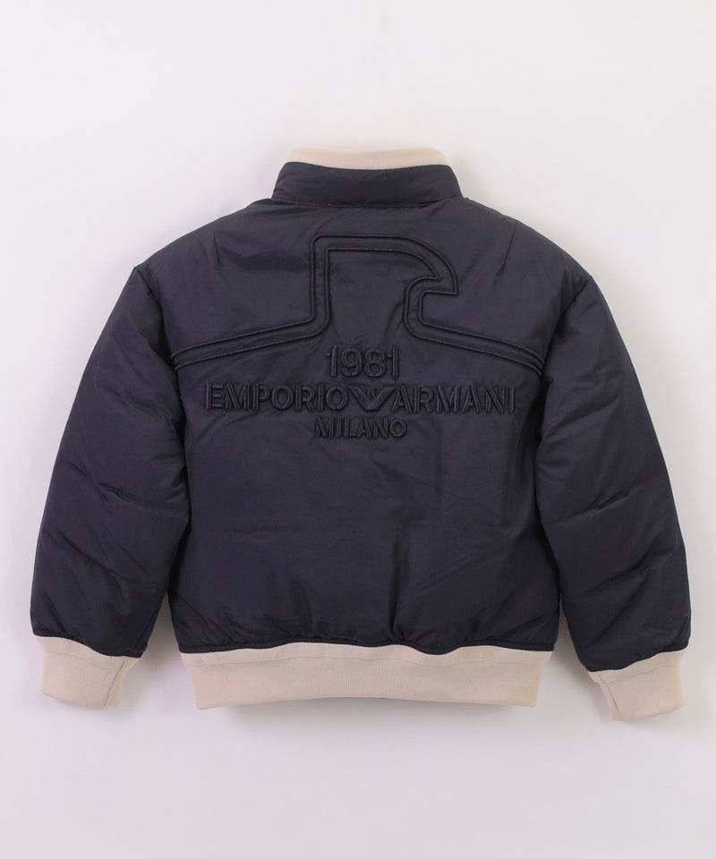 EMPORIO ARMANI 1981刺繍＆パイピング軽量ナイロンジャケット２