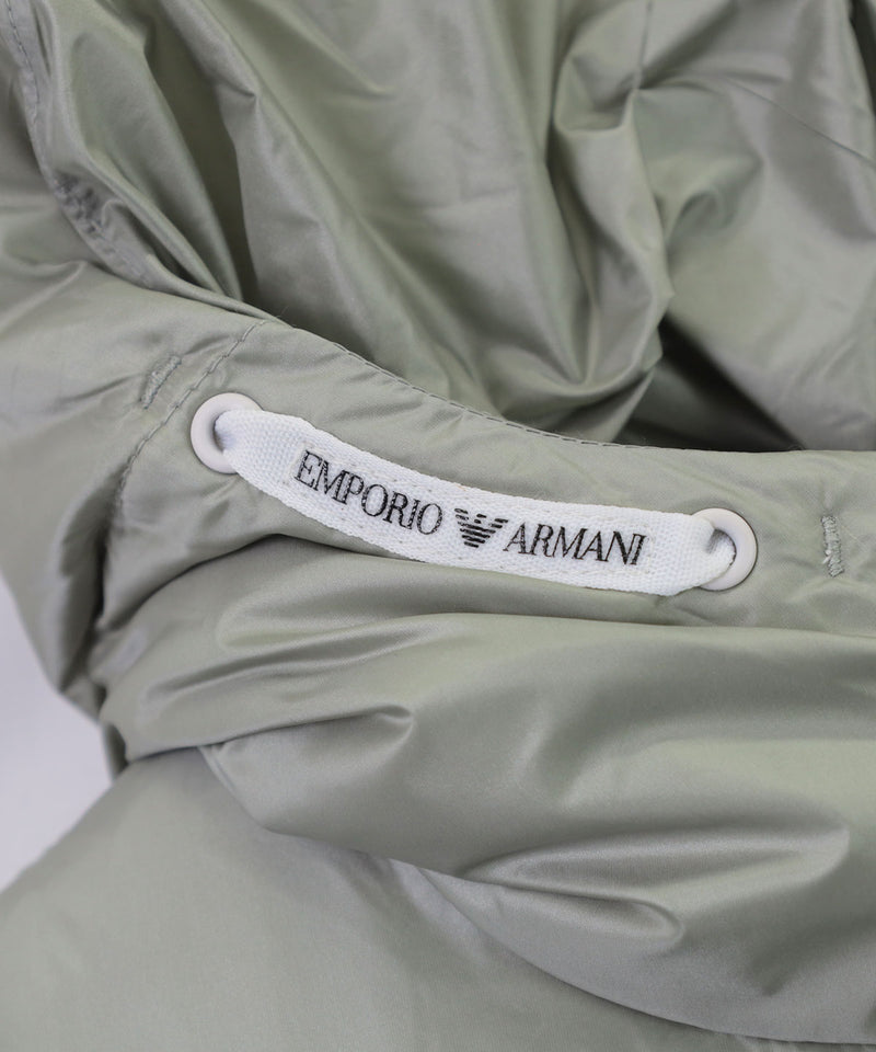 EMPORIO ARMANI ツートン フード付きナイロンジャケット6
