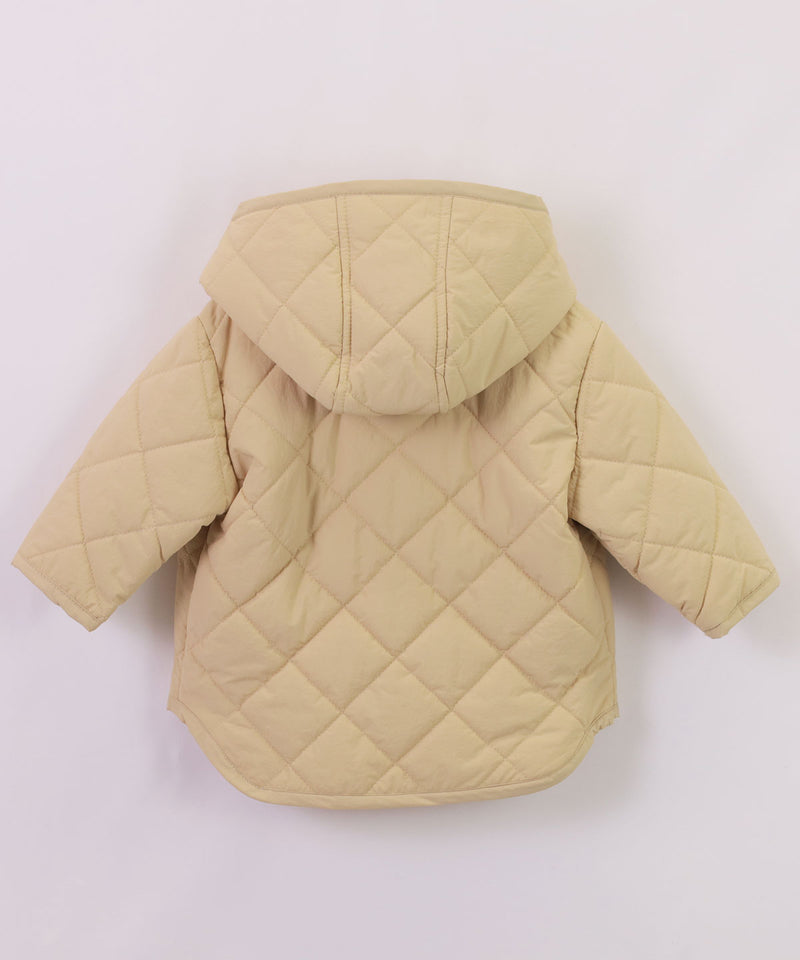 EMPORIO ARMANI BABY ナイロンキルティング フード＆EA刺繍コート2
