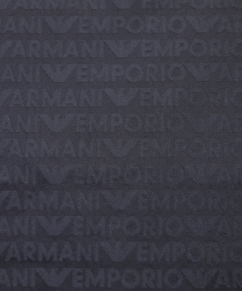 EMPORIO ARMANI ナイロン／再生ダウンロゴレタリングASVノースリーブパファージャケット