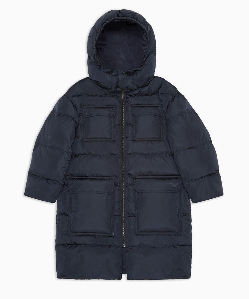 EMPORIO ARMANI バックロゴロングダウンコート