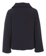 EMPORIO ARMANI Soft-touch nylon double-breasted jacket ★ 