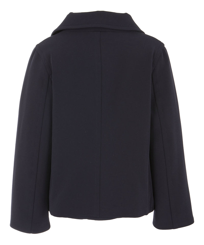 EMPORIO ARMANI Soft-touch nylon double-breasted jacket ★ 