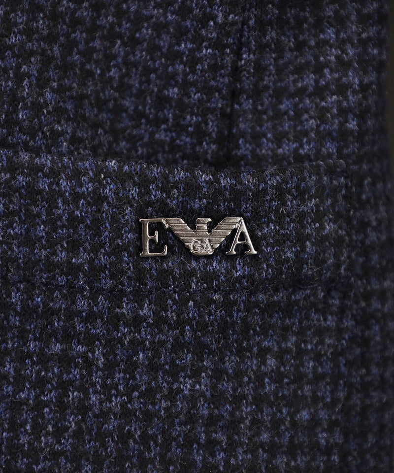 EMPORIO ARMANI ビスコース混紡千鳥格子ファブリックシングルブレストスーツ４