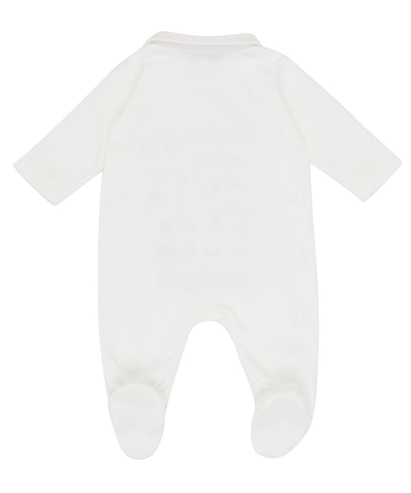 EMPORIO ARMANI BABY 手書き風プリントロンパース