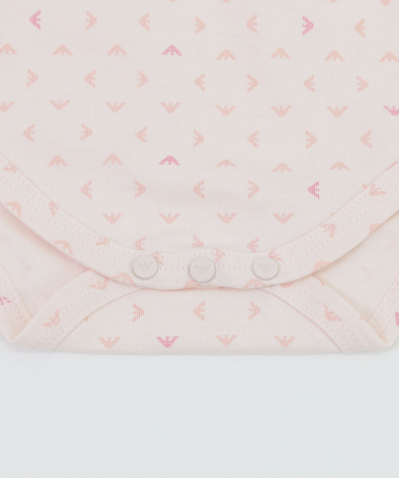 EMPORIO ARMANI BABY オールオーバーオプアートイーグルロンパース2点セット９