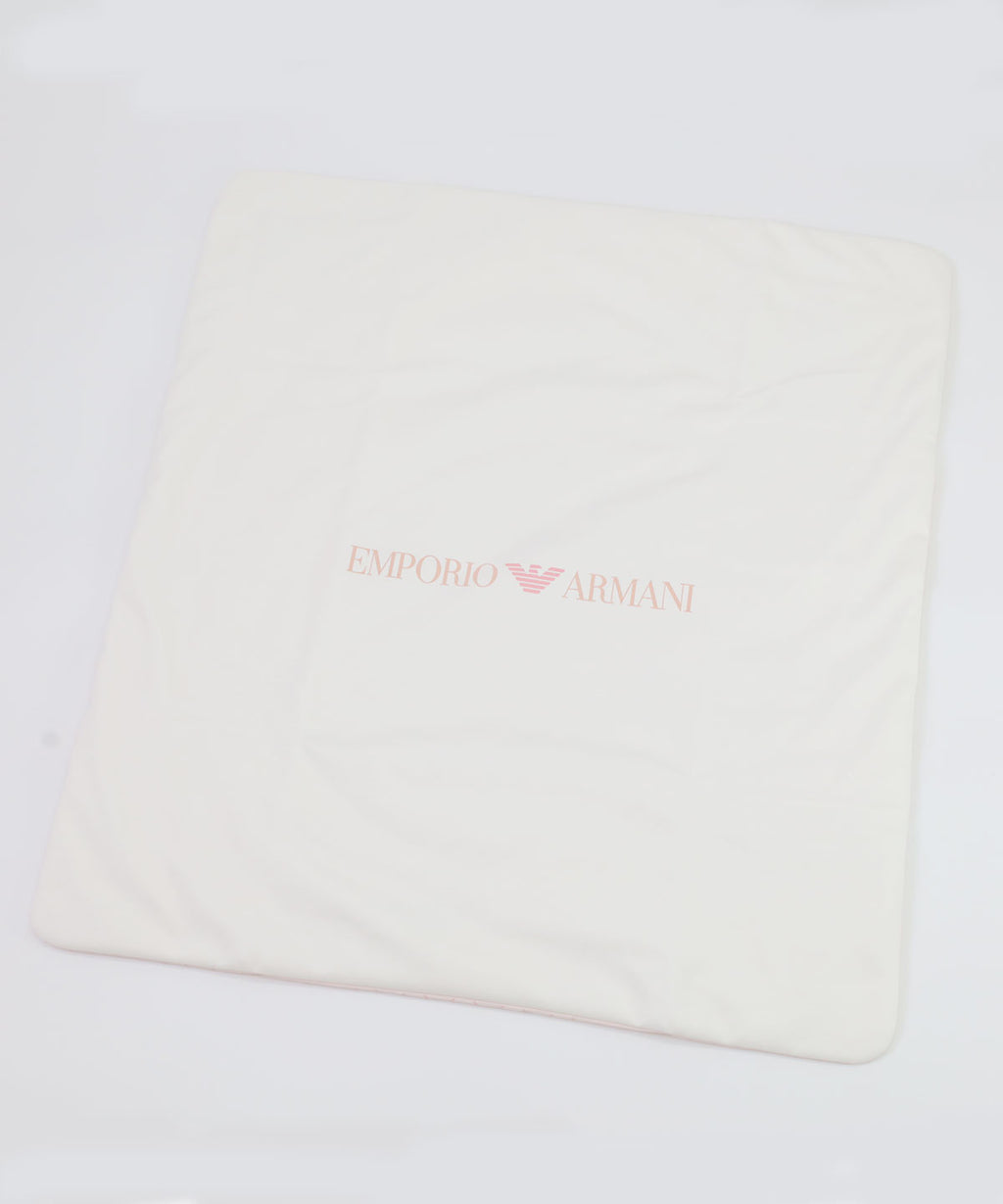 EMPORIO ARMANI BABY オプアートロゴ＆イーグルダブルフェイス 