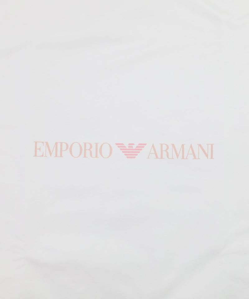 EMPORIO ARMANI BABY オプアートロゴ＆イーグルダブルフェイスブランケット４