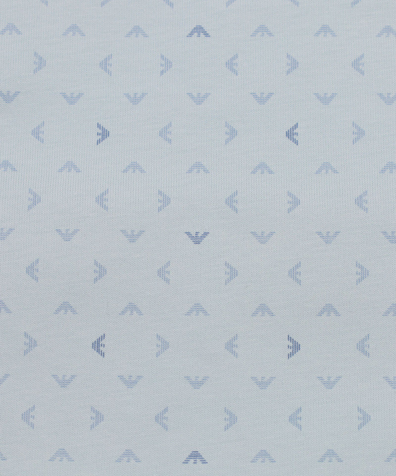 EMPORIO ARMANI BABY Op Art Logo &amp; Eagle Double Face Blanket ★ 