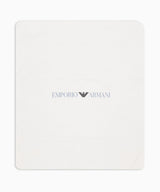 EMPORIO ARMANI BABY オプアートロゴ＆イーグルダブルフェイスブランケット1