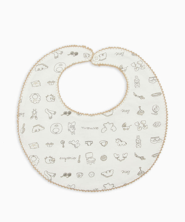 EMPORIO ARMANI BABY handwritten print bib ★ 