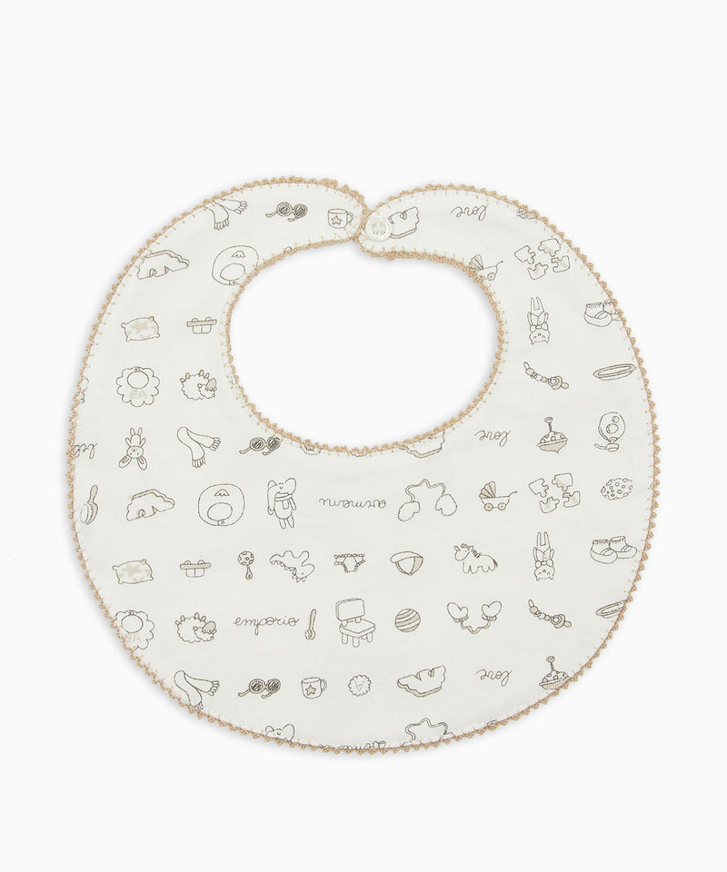 EMPORIO ARMANI BABY handwritten print bib ★ 