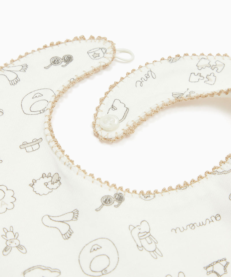 EMPORIO ARMANI BABY handwritten print bib ★ 