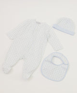 EMPORIO ARMANI BABY Romper Set (Romper, Bib, and Hat) ★