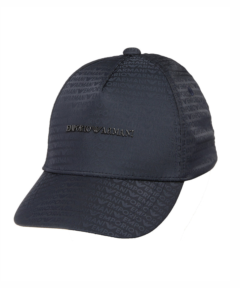 EMPORIO ARMANI All-Over Logo Lettering Cap
