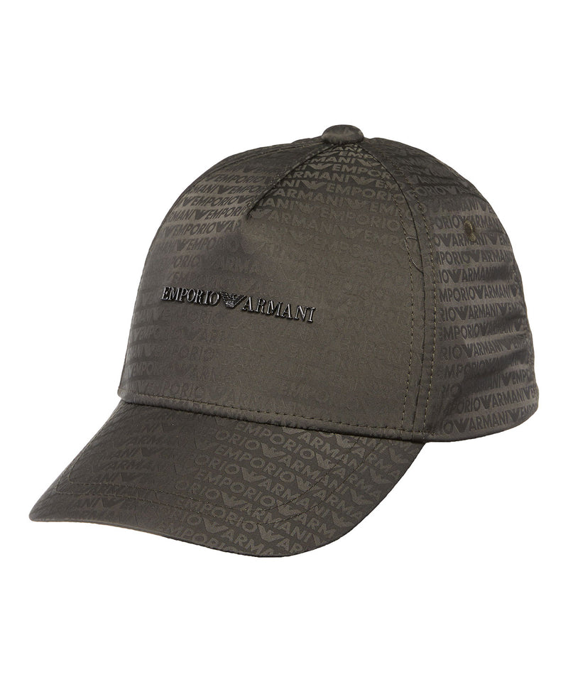 EMPORIO ARMANI All-Over Logo Lettering Cap