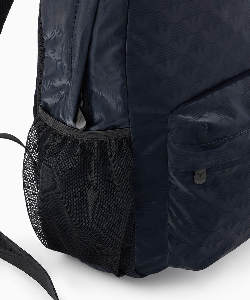 EMPORIO ARMANI オールオーバーイーグルナイロンバックパック