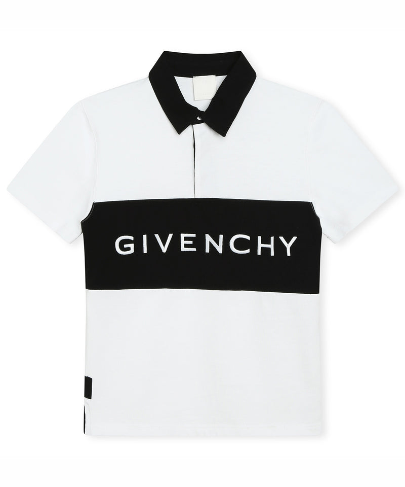 GIVENCHY ロゴ刺繍ポロシャツ1