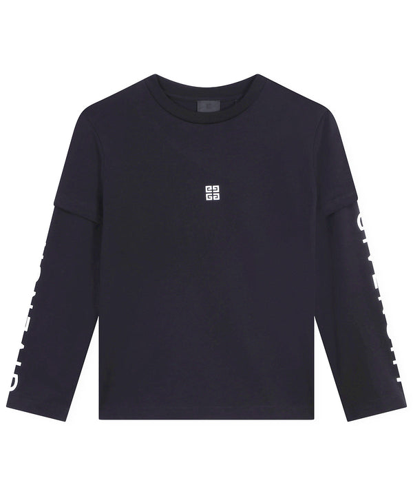 GIVENCHY 4Gレイヤードカットソー 42-790124029-03 4Y(105cm)