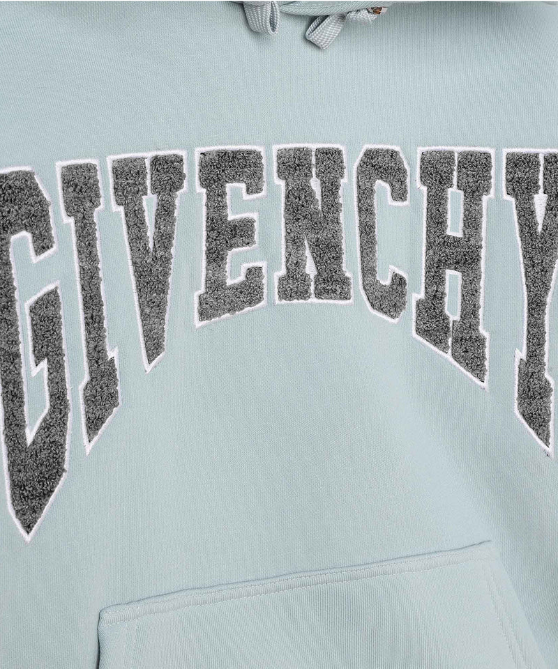 GIVENCHY カレッジロゴフード付きスウェット３