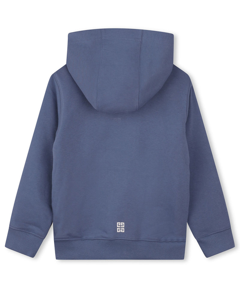 GIVENCHY logo zip-up sweatshirt 