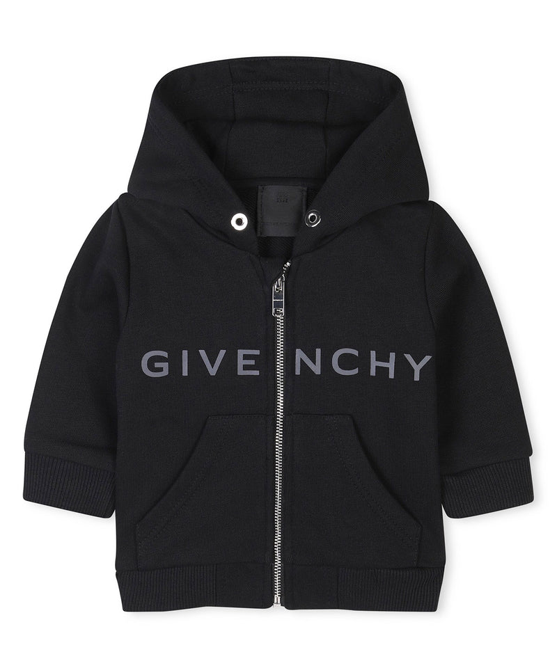 GIVENCHY BABY&amp;KIDS logo &amp; 4G zip-up sweatshirt 