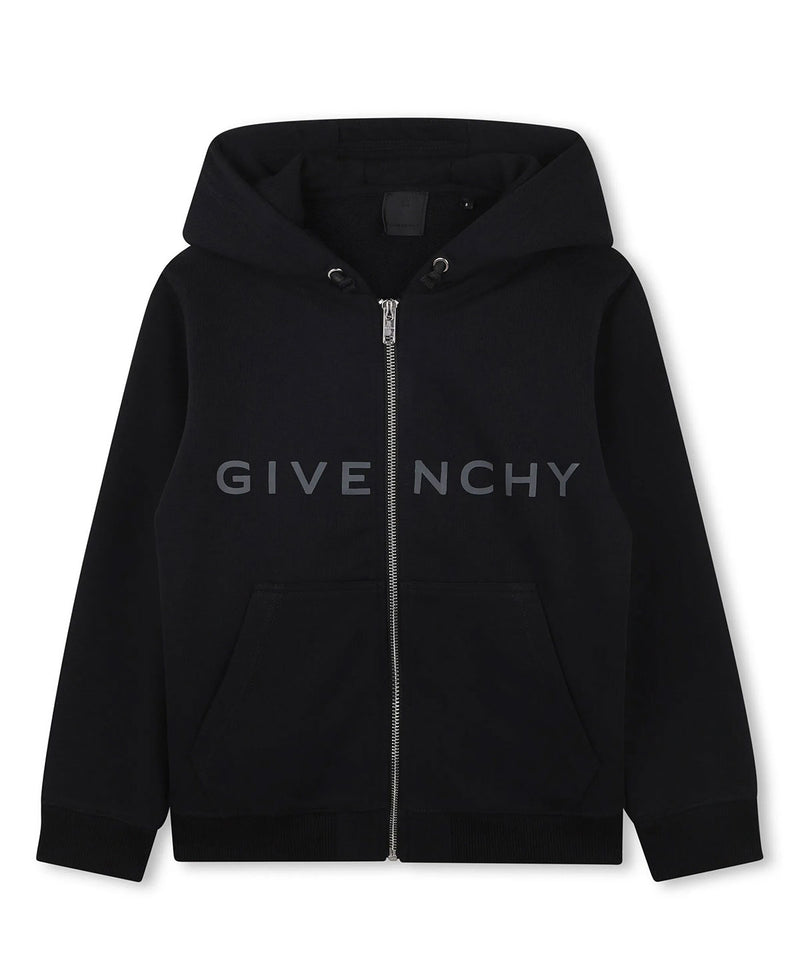 GIVENCHY logo &amp; 4G zip-up sweatshirt 