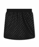 GIVENCHY all-over logo sweat skirt 