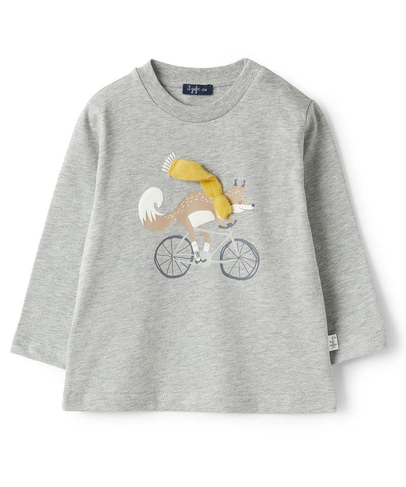 IL GUFO BABY&KIDS foxプリントカットソー１
