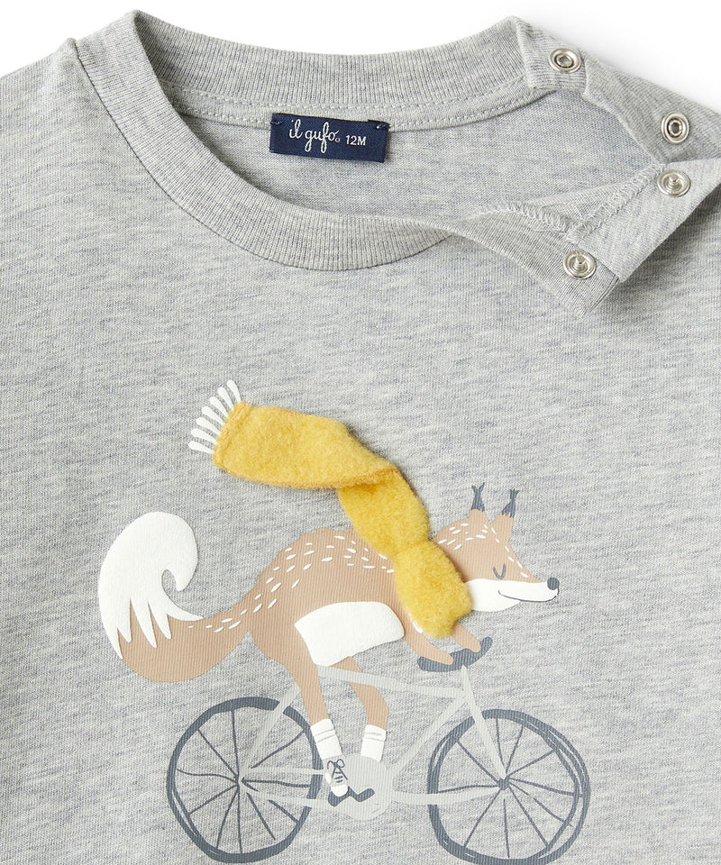 IL GUFO BABY&KIDS foxプリントカットソー３