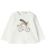 IL GUFO foxプリントカットソー１