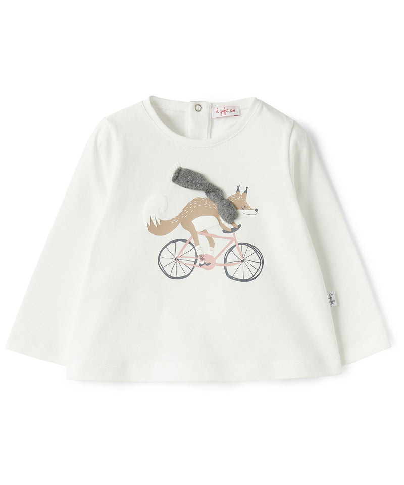 IL GUFO foxプリントカットソー１